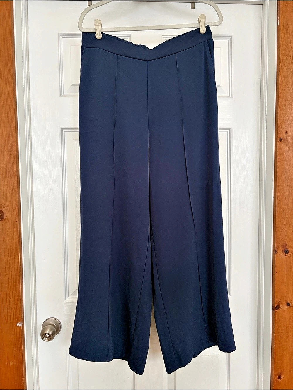 Melloday Women's Navy Wide Leg Pants